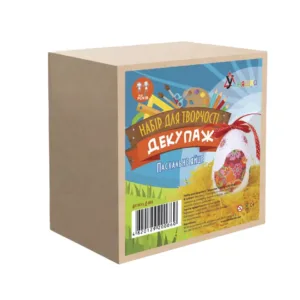 Дитячий набір для творчості. Декупаж "Великоднє яйце" (Д-008) D-008 від 7 років