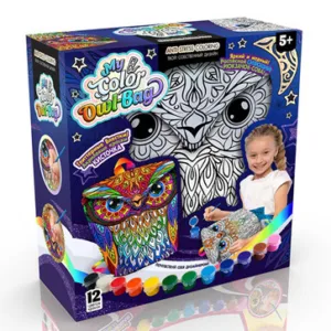 Набір креативної творчості "My Color Owl-Bag" COWL-01-01U рюкзак-розмальовка