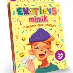 Карткова гра "Emotions Mimik" EM-01-01U укр. мовою
