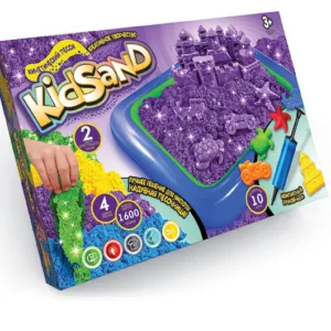 Комплект креативної творчості Кінетичний пісок KidSand KS-02-01U, 1600г