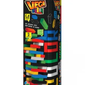 Дитяча настільна гра Дженга "VEGA COLOR" GVC-01U різнобарвна