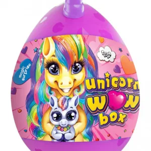 Набір для творчості в яйці "Unicorn WOW Box" UWB-01-01U для дівчаток  Фіолетовий