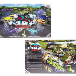 Дитяча настільна розважальна гра "Crazy Cars Race" DTG94R від 3х років
