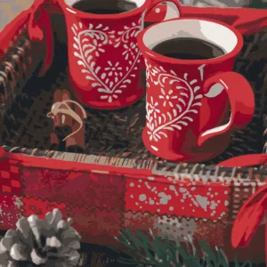 Картина за номерами. Art Craft "Різдвяна кава" 40 * 50 см 12133-AC