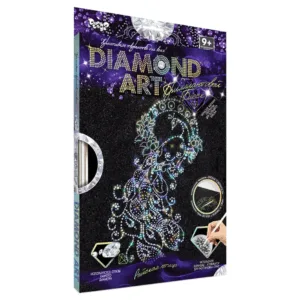 Комплект креативної творчості "DIAMOND ART" DAR-01, 10 видів  Райська птиця