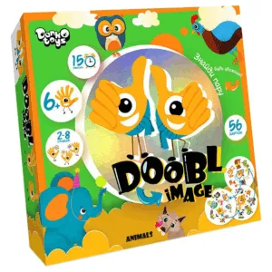 Розважальна настільна гра "Doobl Image" DBI-01-01U укр. мовою  Тварини
