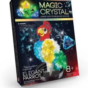 Дитячий набір для проведення дослідів "MAGIC CRYSTAL" OMC-01-01 безпечний  Елегантний папуга