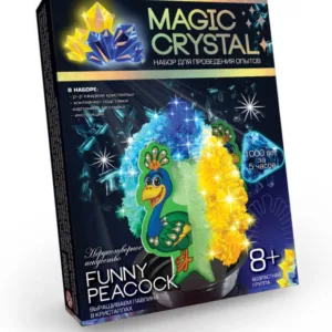 Дитячий набір для проведення дослідів "MAGIC CRYSTAL" OMC-01-01 безпечний  Кумедний павич