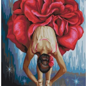 Картина за номерами. Brushme "Квіткова балерина" GX22465, 40х50 см