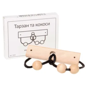 Міні головоломка Тарзан і кокоси Заморочка 5020 дерев'яна