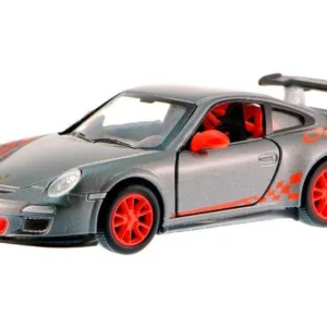 Колекційна іграшкова машинка PORSCHE 911 GTS RS KT5352W інерційна  Сірий