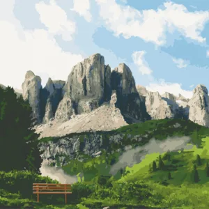 Картина за номерами. Art Craft "Доломітові Альпи" 40х50 см 10555-AC