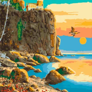 Картина за номерами. Art Craft Маяк Спліт - Рок 40х50 см 10570-AC