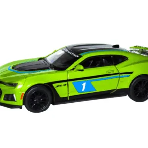 Дитяча модель машинки Chevrolet Camaro ZL1 2017 Kinsmart KT5399FW інерційна, 1:38  Green