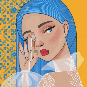 Картина за номерами "Незламна ©mosyakart" Ідейка KHO4907 40х50 см