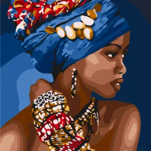 Картина за номерами "African woman" 10369-NN 30х40 см
