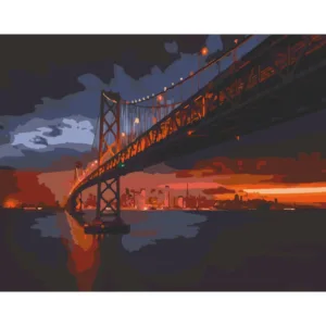 Картина за номерами "Golden Gate Bridge" Art Craft 11003-AC 40х50 см