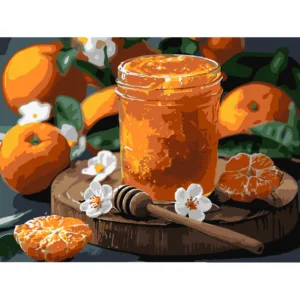 Картина за номерами "Мандариновий мед" KHO5698 30х40 см
