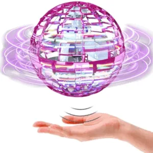 Літаюча куля-спіннер Flynova pro 368FN(Pink) зі світлом