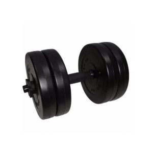 Гантель складальна композитна в пластиковій оболонці Rock pro 10,5 кг NE-PL-G-010