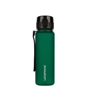 Пляшка для води UZSPACE 3026(Dark-Green) 500 мл, темно-зелена